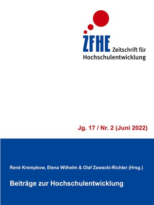 cover image of Beiträge zur Hochschulentwicklung
